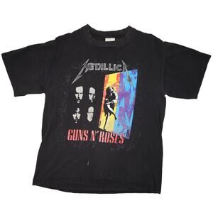 Vintage 1992 Metallica & Guns N' Roses Graphic Tour T Shirt
